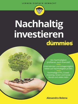 cover image of Nachhaltig investieren f&uuml;r Dummies